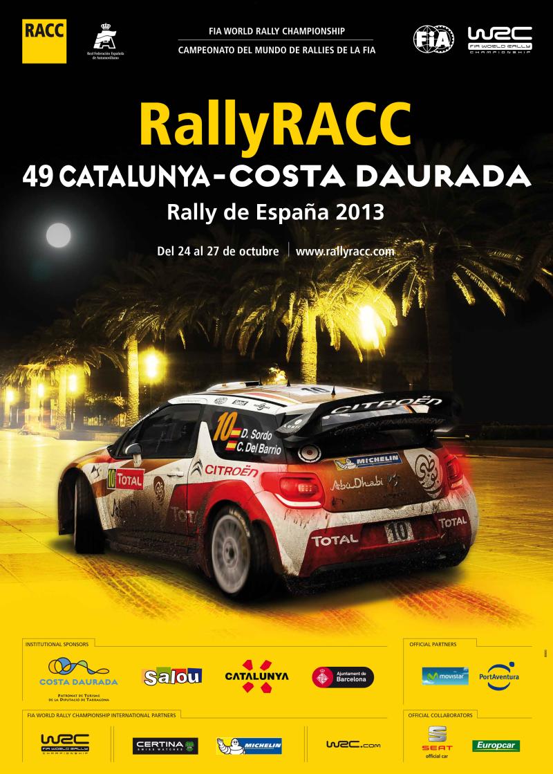 Cartel oficial RallyRACC 2013